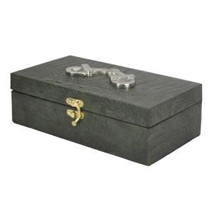 Silver Horse Bit Style Decorative Box Luxury Boxes & <b>Bins</b> Hot Sell Pure Leather Storage Gift Box Custom Size & Color Available - Product Image 2
