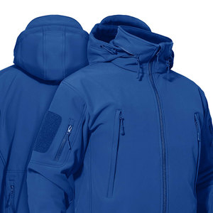Veste softshell légère pour homme, résistante au vent, vêtements d'extérieur avec tissu extensible confortable pour la randonnée, le camping et les voyages - Product Image 3