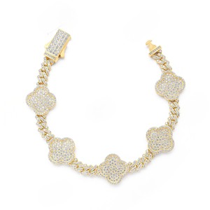 กำไลข้อมือสไตล์ฮิปฮอปแร็ปเปอร์สไตล์ฮิปฮอปแร็ปเปอร์925 - Product Image 1