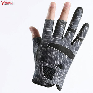 บริการ ODM แบบกำหนดเองได้ ถุงมือตกปลาแบบสวม Vantrex Industries ผ้าโพลีเอสเตอร์ ระบายอากาศได้ดี ป้องกันรังสียูวี สำหรับผู้ชายและผู้หญิง - Product Image 6