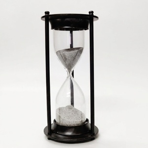 Modern Handmade Engraved Hourglass with Pink <b>Sand</b> Decorative Brass Finish <b>Sand</b> <b>Timer</b> Nautical Style Elegant Miniature Home - Product Image 2