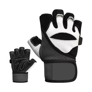 Nuevos Guantes Deportivos de Medio Dedo de Cuero con Estilo para Hombre, Venta al por Mayor, Secado Rápido, Protección UV, MOQ Bajo, Guantes para Fitness al Aire Libre - Product Image 4