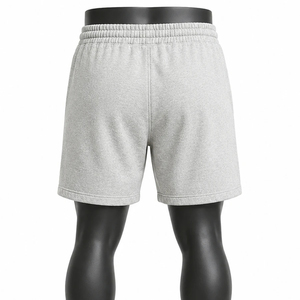 Shorts Bermuda Homme Gris en Coton de Haute Qualité avec Cordon de Serrage à la Taille et Poches Latérales Style Sport Décontracté 2026 - Product Image 4