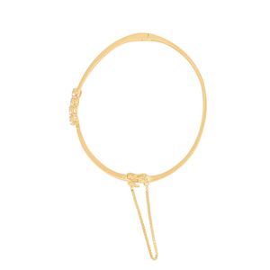 Pulsera de Diamantes en Oro Amarillo Brillante, Corte Redondo Brillante, Engaste de Puntas, Joyería Minimalista para Uso Diario de Mujer - Product Image 4