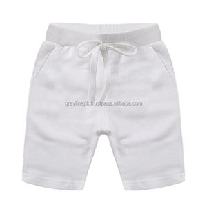 Shorts de jogging décontractés pour hommes en coton 100% à taille mi-haute avec cordon de serrage - Product Image 5