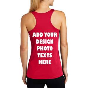 2025 LT356 Logo personnalisé pour femmes Textes photo Débardeurs Performance Layable - Product Image 2