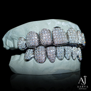 Grillz VVS Moissanite, Grillz Dentales Hip Hop, Cubiertas Dentales Personalizadas Chapadas en Oro para Hombres, Mujeres, Unisex - Product Image 5