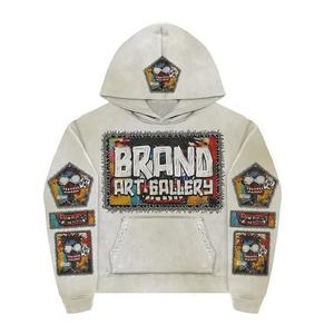 Survêtement unisexe grande taille en coton 100% de qualité supérieure, coupe-vent et épais pour l'hiver, personnalisable - Product Image 3