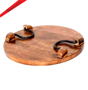 Plateau de service alimentaire ovale en métal, finition argentée haut de gamme, idéal pour les barres de service et comme centre de table – Vente chaude - Product Image 3