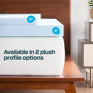 Giá tốt nhất Nệm 2 inch Bộ nhớ bọt massage nệm Topper với làm mát truyền - Product Image 4