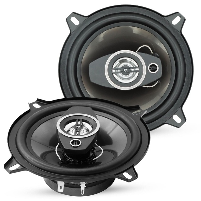 5Core Coaxial Car Door Speakers 5 Pair 350W 4Ohm 2 Way Component Subwoofer Audio w Super Tweeter