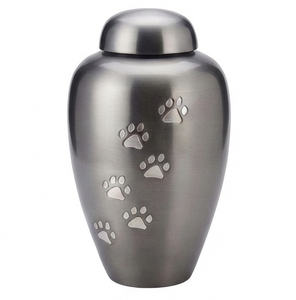 Urna de Metal Gris Pizarra con Acabado Pewter, Directo de Fábrica, Calidad de Exportación, para Guardar Cenizas y Reliquias - Product Image 4