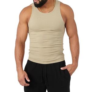 Vêtements décontractés Débardeurs Débardeurs sans manches à séchage rapide pour muscles Impression personnalisée disponible Débardeurs OEM 140 g/m² - Product Image 1