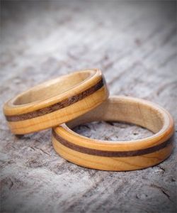 Ensemble d'anneaux de serviette en bois personnalisés, anneaux de serviette en bois modernes, écologiques, de luxe, pour la table de mariage, la maison, le restaurant - Product Image 6