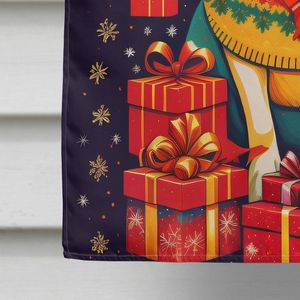 Gran poliéster Labrador Retriever vacaciones Navidad casa bandera Multicolor porche manga poste decorativo patio Banner arte pared - Product Image 4