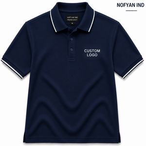 Fabricant et fournisseur de polos personnalisés en gros OEM ODM, polos basiques en polyester et coton pour hommes, polos vierges en gros - Product Image 1