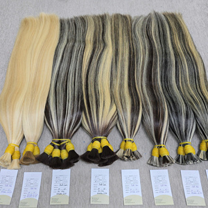 Cheveux vierges vietnamiens Dream Hair DR01 en vrac, lisses naturels, double trame machine, 100g, toutes couleurs, non traités, super double - Product Image 1