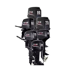 Gama de motores fueraborda marinos profesionales Yamaha de 2HP a 350HP, diseñados para aplicaciones de pesca, navegación comercial y recreativa. - Product Image 1