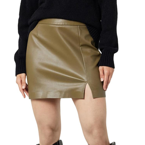 Faldas de Cuero Auténtico de Diseño Único para Mujer, Se Acepta Logotipo Personalizado OEM, Material de Piel de Vaca, Opciones de Falda Mini y Midi, Ropa de Moda - Product Image 5