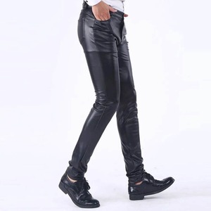 Pantalon en cuir pour homme, dernier design, toile respirante, imperméable, style vintage, service OEM disponible - Product Image 2