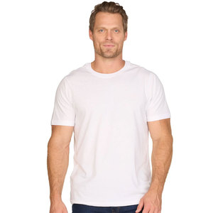 เสื้อยืดผู้ชายสไตล์ใหม่ คุณภาพสูง ราคาถูก 180gsm ผ้าฝ้าย 100% ผ้าถักเนื้อแน่น พิมพ์ลายสกรีน เสื้อยืดกีฬา - Product Image 5