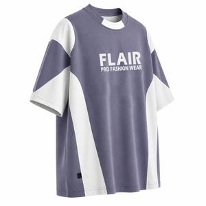 T-shirt surdimensionné personnalisé pour la mode |   T-shirt en jersey de coton Streetwear |   T-shirt décontracté pour homme de qualité supérieure - Product Image 4