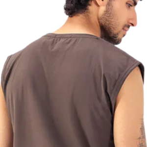 เสื้อกล้ามชายแบบไร้แขน ผ้าริบถัก 100% ผ้าฝ้าย ระบายอากาศ แห้งเร็ว สวมใส่สบาย เหมาะสำหรับฤดูร้อน ออกกำลังกาย เล่นกีฬา ปรับแต่งได้ เนื้อผ้านุ่ม - Product Image 6