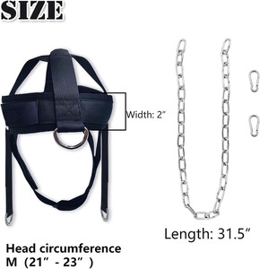 Neck Builder Harness Men Women Gym <b>Strength</b> <b>Training</b> MMA Boxing Workout OEM Supplier - Product Image 6