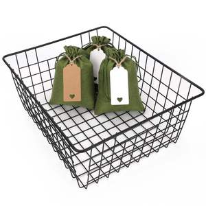 Heavy Duty Green Fiber Jute Grocery Shopping <b>Bag</b> Eco Friendly Reusable Tote for Supermarkets - Product Image 3