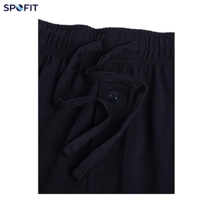 Pyjama tricoté confortable et respirant à séchage rapide pour homme, grande taille, décontracté, à manches courtes, lavable en machine, avec peignoir - Product Image 6