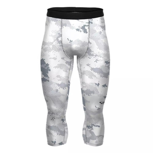High Quality <b>Men's</b> <b>Compression</b> Pants Sports <b>Tights</b> Leggings Comfortable Elastic <b>Tights</b> Soft and Comfortable Wholesale Rate OEM - Product Image 1