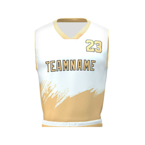 Ensemble de vêtements de basketball personnalisés pour femmes, 100% polyester, taille plus, sans manches, respirant, antibactérien, séchage rapide - Product Image 6