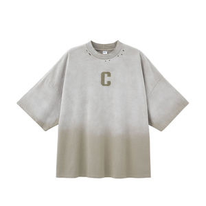 Camiseta TITAN TREAD WEAR OEM para Hombre, Estilo Urbano, 100% Algodón Tejido, Vintage, Ecológica, Corte Holgado, Peso Pesado - Product Image 5
