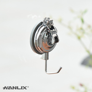 Manufacturer Custom Chrome Finished Plastic Waterproof Eco-Friendly Modern Wall Hanger <b>Hook</b> with Self-Adhesive <b>Suction</b> Cup - Product Image 1