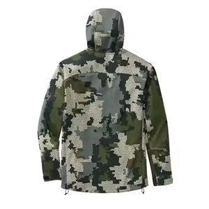 Veste d'hiver unisexe camouflage isolée en softshell, thermique, couche intermédiaire, fermeture éclair intégrale, coupe-vent, motif imprimé, chaude, pour la randonnée - Product Image 2