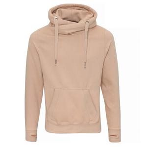 Sudadera con Capucha Unisex Rosa, Corte Regular, Algodón French Terry, Color Sólido Informal, Bolsillo Canguro, Ropa de Otoño - Product Image 5