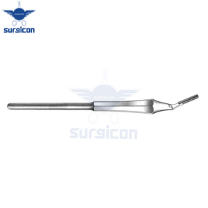 Cuchillo de goma para mango de bisturí n.º Instrumento Quirúrgico Reutilizable de Acero Inoxidable con Mango Hueco de 3 Puntas Anguladas para Cirugía Dental y Periodontal - Product Image 5