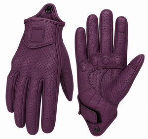 Gants de moto en cuir véritable pour hommes, personnalisés, à doigts entiers, pour BMX, course, été, OEM, ODM, faible MOQ - Product Image 3