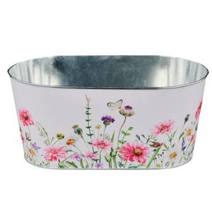 MODERN MULTI COLOR PLANTER CHEAP METAL DIFFERENT POWDER COATED PLANTER BULK PRICE CUSTOM SHAPE PLANTER OUTDOOR AND INDOOR DECOR - Product Image 4