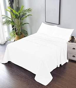 Ensemble de draps en satin 100% coton, 400 fils, toucher soyeux et respirant, collection de literie pour toutes les saisons, pour la maison moderne - Product Image 2