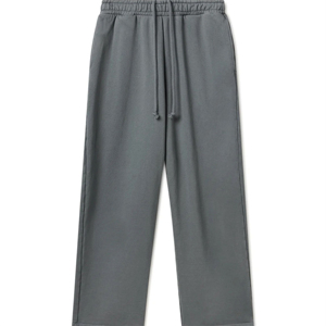 Pantalon de survêtement décontracté en toile pour homme, personnalisable, respirant, 100 % coton, taille élastique, épaisseur polaire – Meilleures ventes - Product Image 1