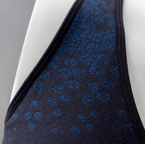Soutien-gorge de sport sans couture en jacquard pour femme, dos nageur, idéal pour le yoga - Product Image 3