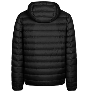 Veste matelassée personnalisée en duvet polyester, coupe-vent, pour homme, OEM - Product Image 4