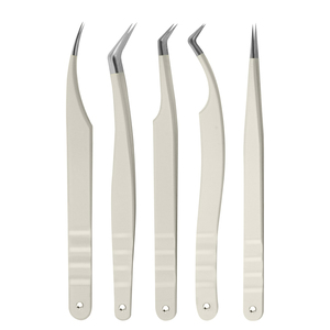 Pinzas Profesionales para Injerto de Pestañas y Lifting de Pestañas Chinas, Clip Dorado para Pluma, Herramientas para Cejas - Product Image 1