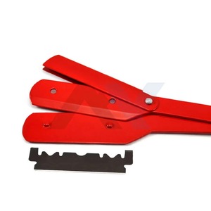 Kit de Rasage Professionnel de Luxe Premium pour Hommes, Rasoir Shavette à Lame Coulissante en Acier Rouge avec Verrouillage par Oscillation pour le Visage et le Corps, Idéal pour la Coiffure et le Soin Personnel en Salon - Product Image 4