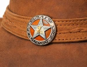 Sombrero de Vaquero de Cuero Marrón Hecho a Mano al por Mayor, Estilo Rancho Occidental, Sombrero de Cuero para Aventura, Clásico para Vaqueros y Actividades al Aire Libre - Product Image 2