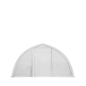 TMG ST4081V Garage de stockage préfabriqué à poutre simple avec couverture en PVC de qualité commerciale 17 oz, dimensions 40FT x 80FT, porte large ouverte 13FT L x 16FT H - Product Image 6