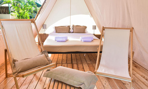 Luxury Eco Resort <b>Outdoor</b> <b>Tent</b> Triangle Style Waterproof Material One Bedroom Structure - Product Image 6