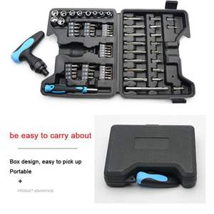 63pcs Professional Durable Multifunctional Straight Cross Plum Blossom Six Purpose <b>Ratchet</b> <b>Screwdriver</b> Set Household Small - Product Image 5