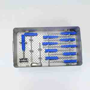 Kit d'instruments chirurgicaux orthopédiques en acier inoxydable pour implants cervicaux et lombaires, ensembles de colonne vertébrale lombaire à vendre - Product Image 5